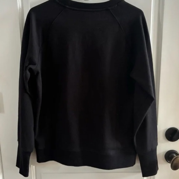 NWOT Women's Athleta Black Sweatshirt - Picture 2 of 2